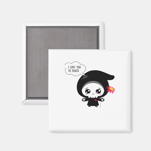 To Death – ヴァレンティおもしろいンズデイクラシック マグネット (正面/裏面)