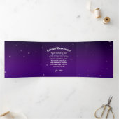 To Destiny and Beyond宇宙卒業 三つ折りカード (内部)