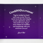 To Destiny and Beyond宇宙卒業 三つ折りカード (内部中)