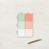 To-Doの優先順位 ポストイット (デスク上)