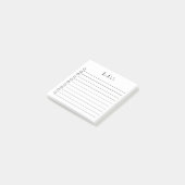 To-Doの10行チェックリスト ポストイット (アングル)