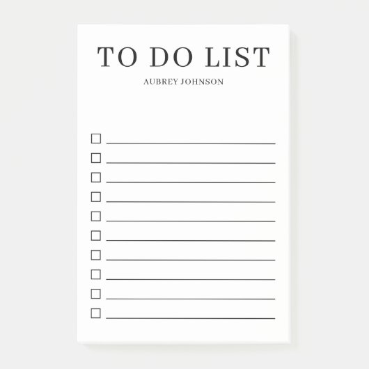 To Doシンプルリスト ポストイット (正面)