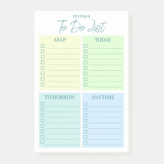 To Doモダンリスト ポストイット (正面)
