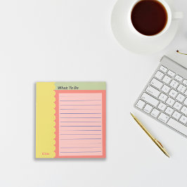 To Doリスカラフルカスタマイズトのチェックリストのショッピング ノートパッド