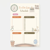 To-Doリストのスケジュール ポストイット (正面)