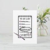 To Doリストバチェロレッテ 招待状 (スタンド正面)