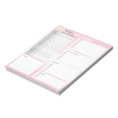 To Doリストパーソナライズされたオーガナイザーの毎日のプランナー ノートパッド (回転)