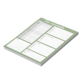 To Doリストパーソナライズされたオーガナイザーの毎日のプランナー ノートパッド (回転)