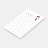 To DoリストベビーBird Pink Robin Post-it®ノート ポストイット (アングル)