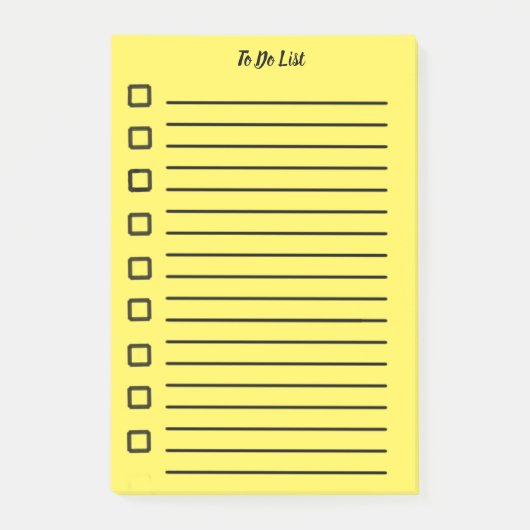 To Doリスト付箋黄2 ポストイット (正面)