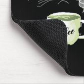 To-Doリスト飲み物コーヒーステアウェイアウェイブラックCa マウスパッド (コーナー)