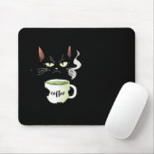 To-Doリスト飲み物コーヒーステアウェイアウェイブラックCa マウスパッド (マウス)
