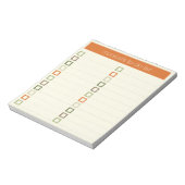 To-Doリスト – モダンカラフルデザイン ノートパッド (回転)