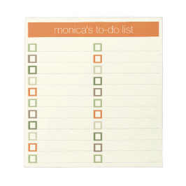 To-Doリスト – モダンカラフルデザイン ノートパッド
