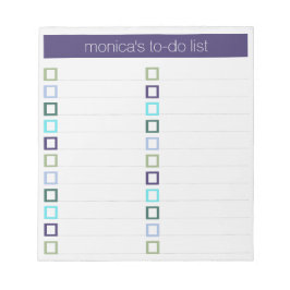 To-Doリスト – モダンカラフルデザイン ノートパッド