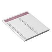 To-Doリスト – モダンカラフルデザイン ノートパッド (アングル)