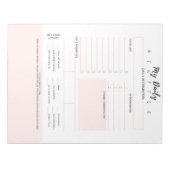 To Doリスト,確認チェックリスト |自己気に ノートパッド (正面)