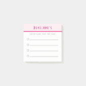 To Doリスト，表示意図チェックリスト ポストイット (正面)