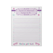 To Doリスト – 重要な作業の大きなリスト ノートパッド (回転)