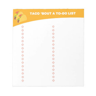 To Doリスト – Taco Lovers Gift - Taco ノートパッド