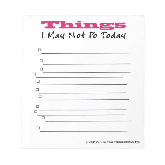 To-Doリスト/To-Doリスト ノートパッド (正面)