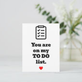 TO DOリストValentine's Dayカード シーズンカード (スタンド正面)