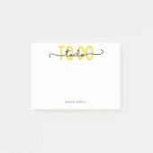 TO DO – 黄色 ポストイット (正面)