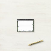 To-Do AM/PM Note - Dark Whimsical Design ポストイット (デスク上)