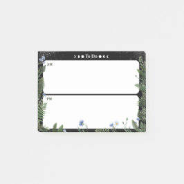 To-Do AM/PM Post-it Note - Dark Whimsical Design ポストイット