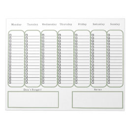 To Do Checklist And Planner For Organising Notes ノートパッド