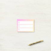 TO-DO Checklist Sticky Notes ポストイット (デスク上)