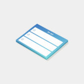 TO-DO Checklist Sticky Notes – 3 Line Task Pad ポストイット (アングル)