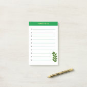 To Do & Green葉 ポストイット (デスク上)