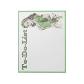 To-Do-Listメモ帳とヴィンテージ家事 ノートパッド (回転)