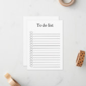 To do list ノートカード (正面/裏面インサイチュ)