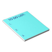 TO DO LIST （ライトブルー）ノートパッド ノートパッド (アングル)