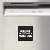 To Do List Bachelors Masters Degree College Grade マグネット (インサイチュ (食洗機))