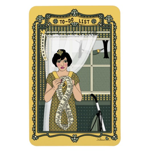 To-Do List_C_4x6冷蔵庫 マグネット (縦)