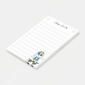 To Do List & Cute Skater Cat Post-it Notes ポストイット (アングル)