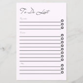To Do List Planner チラシ (正面)