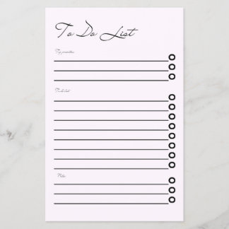To Do List Planner チラシ