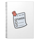 To-Do List: Survive  ノートブック (正面)