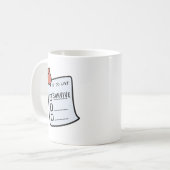 To-Do List: Survive Mug コーヒーマグカップ (正面左)