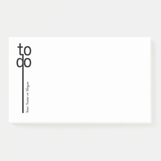 To Do Personalized Post It Notes ポストイット (正面)