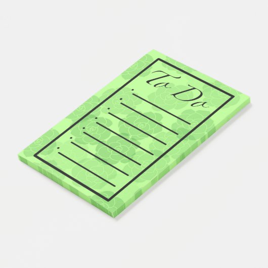 To Do Rounded Succulents  ポストイット (アングル)