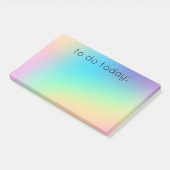 「To Do Today」ソフト角柱状レインボーグラデーション ポストイット (アングル)