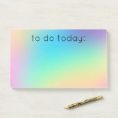 「To Do Today」ソフト角柱状レインボーグラデーション ポストイット (デスク)