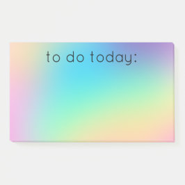「To Do Today」ソフト角柱状レインボーグラデーション ポストイット