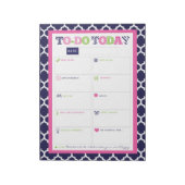 To-Do Today -プリントとパター名門私立校風のンメモ帳 ノートパッド (回転)