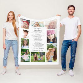 To Duter卒業の日9写真 フリースブランケット